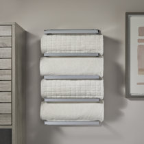 Towel Stacker For Wall Chrome 5 Tier Wayfair